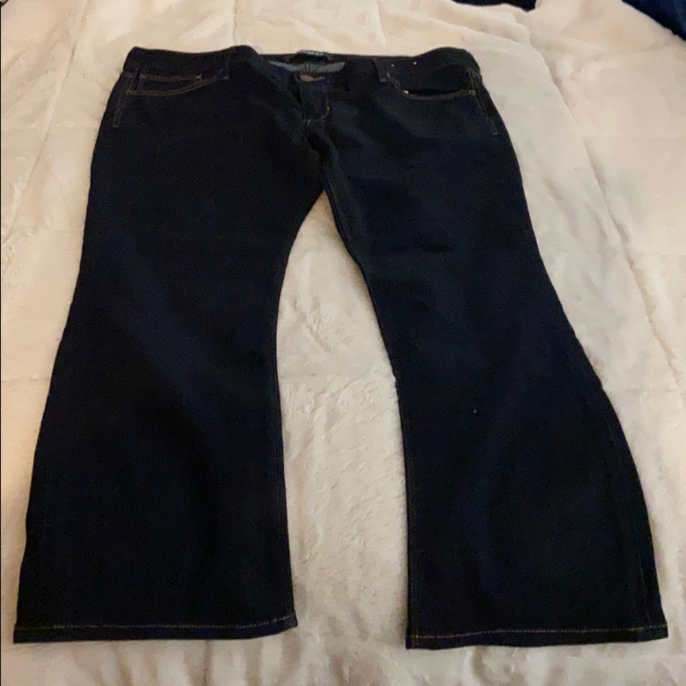 NWOT Express Women's Jeans. Dark Wash. Size 16s